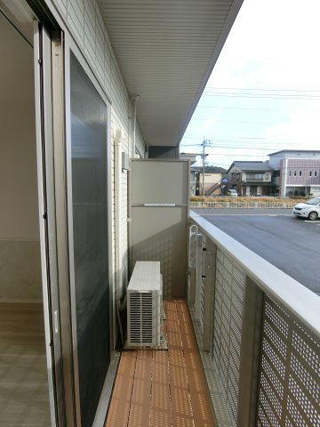 パーシモン駅南のバルコニー