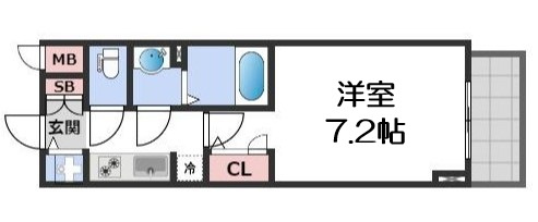 【間取り】 | S-RESIDENCE堺筋本町Deux