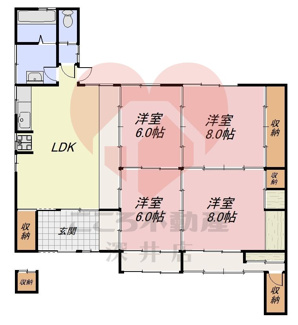 【間取り】 | 岸和田市尾生町戸建