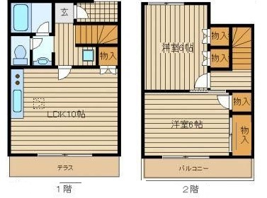 【間取り】 | タウンハウスホマレ