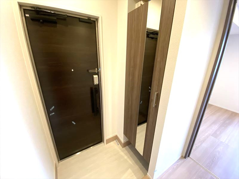 セジュールST　A棟の玄関