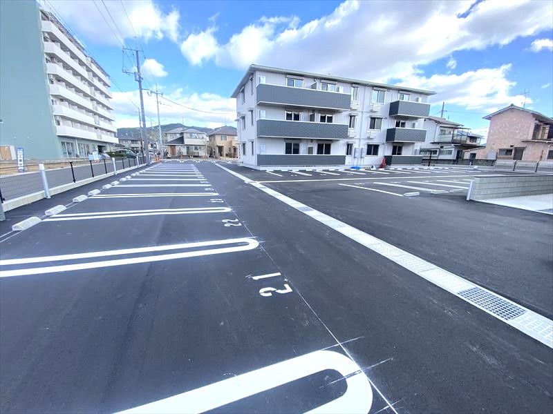 セジュールST　A棟の駐車場