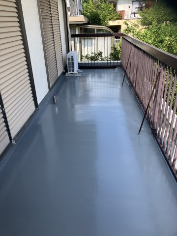 三島市芙蓉台３丁目の中古一戸建のバルコニー|防水工事しました