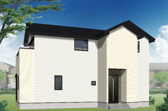 【仲介手数料無料】狭山市水野２期全１棟　狭山市の新築住宅なら西武ハウジングの外観パース