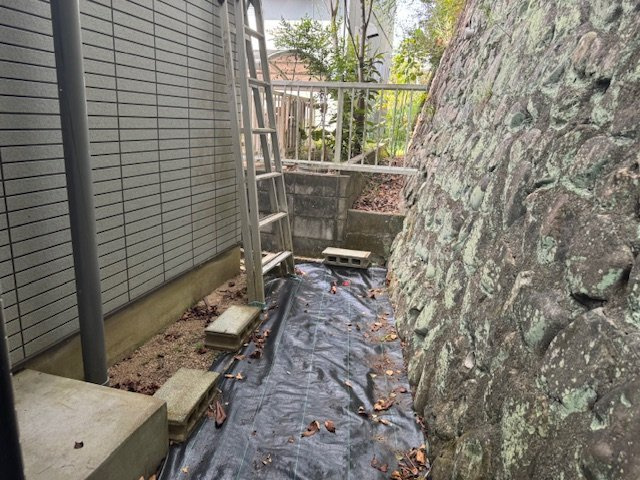 三田市西相野　中古戸建の庭