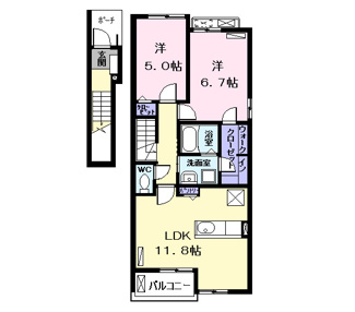 【間取り】 | アビターレ　ベッシェＶ