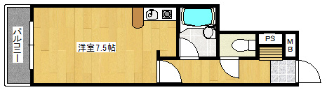 ロマネスク通町の間取り