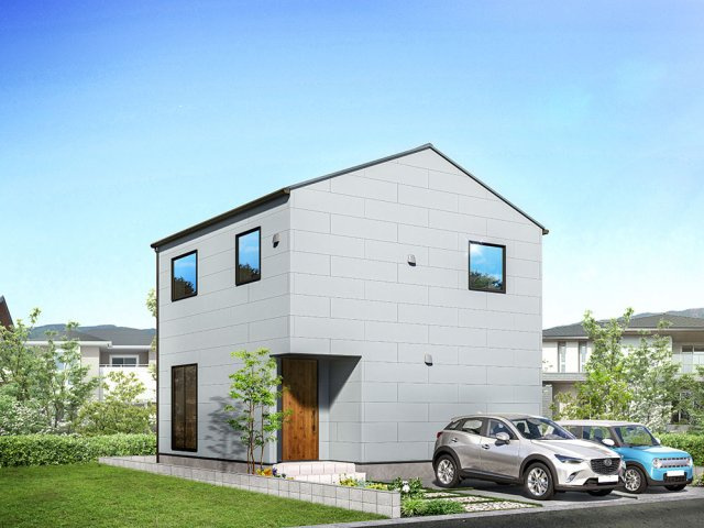 熊党新築一戸建（1号）の外観パース