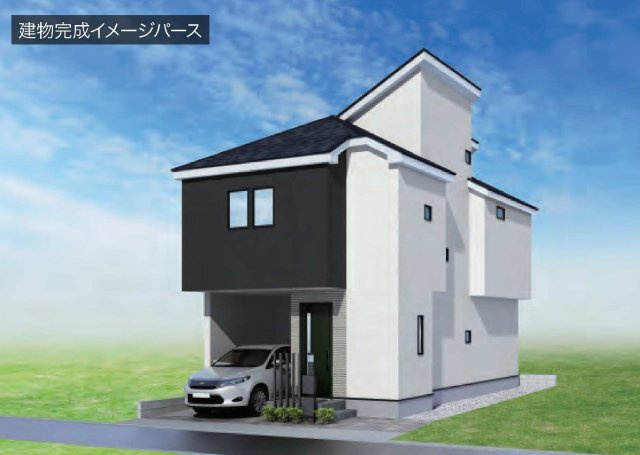 【横浜市旭区鶴ケ峰1丁目70-86新築戸建て】★仲介手数料無料★（鶴ケ峯小学校・本宿中学校）の外観パース