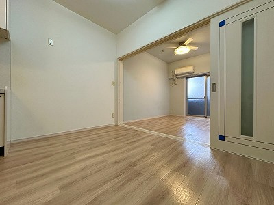 ジューム南船場のバルコニー