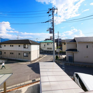 【展望】 | 2階からの眺望　新しい街並みの分譲地