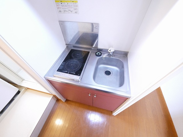 レオパレスｇｒｏｗのキッチン|キッチンでお料理をお楽しみください