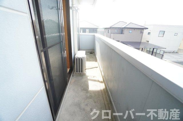 ハイツ・タイチ Ⅰ棟のバルコニー