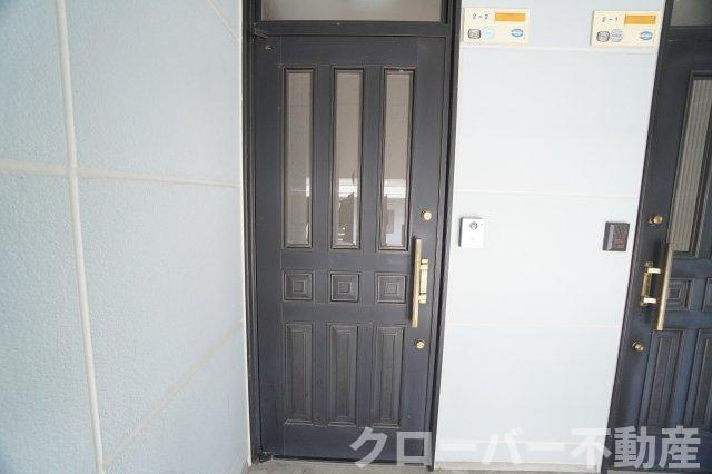 ハイツ・タイチ Ⅰ棟のエントランス