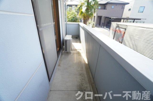 ハイツ・タイチ Ⅰ棟のバルコニー