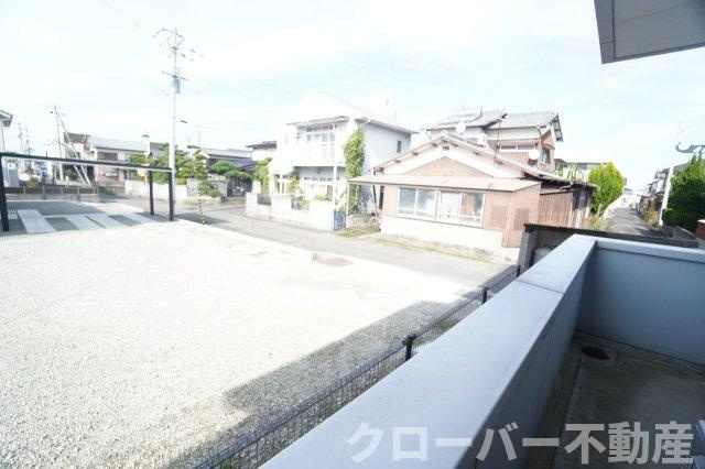 ハイツ・タイチ Ⅰ棟のバルコニー