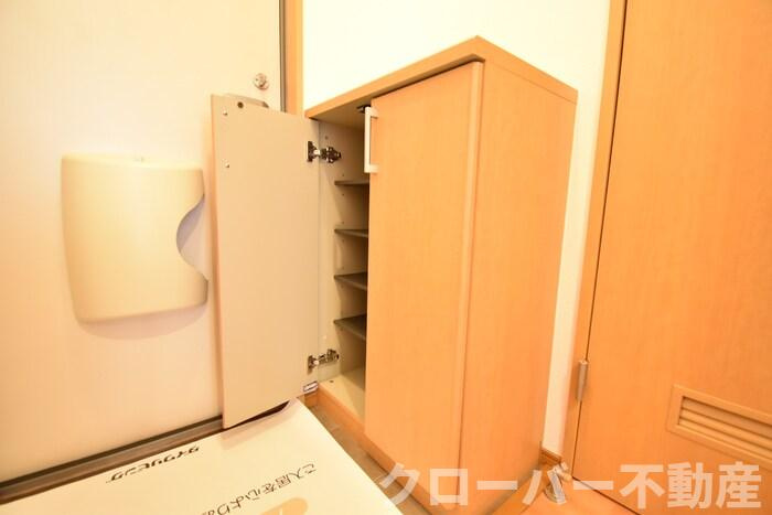 グレースタウン川津 Ａの玄関|シューズボックス