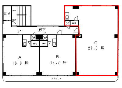 エスポワール新潟の間取り