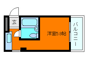 永手コスモハイツの間取り