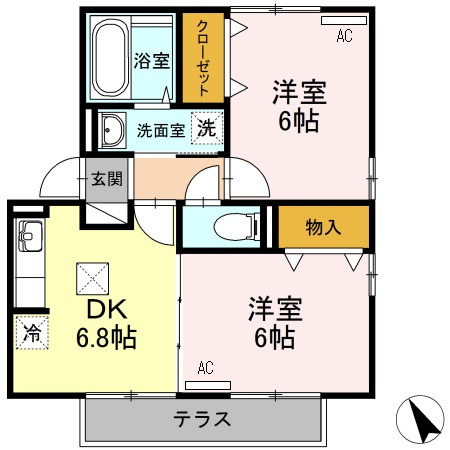 【間取り】 | ウエストヴィラ宇部