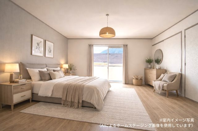 マ・メゾン　廿日市市四季が丘八丁目　№99の洋室|リフォームで和室から
洋室へ変更しました。