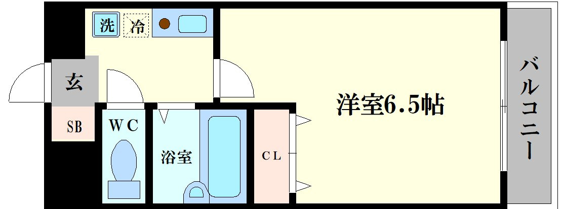 ウィンヒルズ難波南の間取り