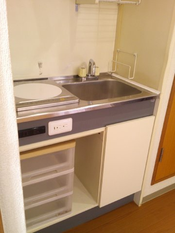 大阪市中央区農人橋１丁目の賃貸マンションのキッチン