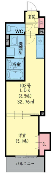 【間取り】 | クリエオーレ菱江Ⅲ