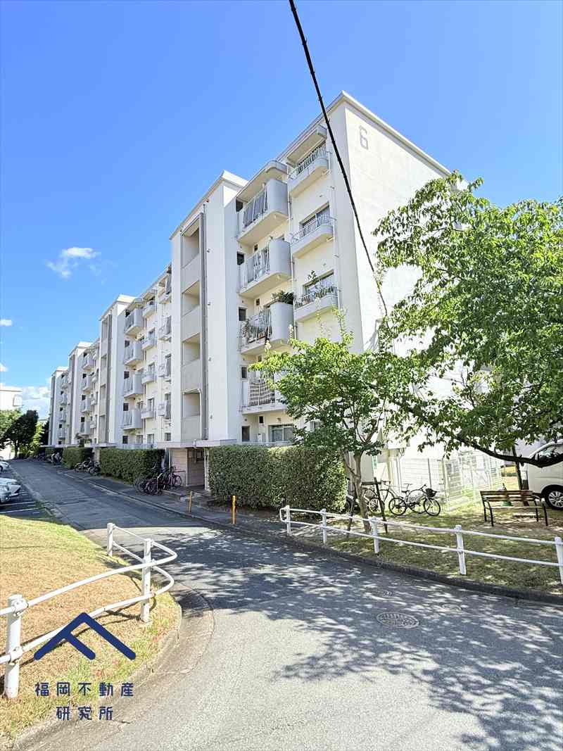 野間台住宅6棟の外観