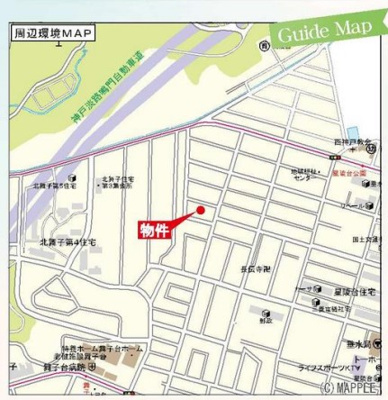 【地図】 | 神戸市垂水区星陵台7丁目　新築戸建1号棟　仲介手数料無料！ | 垂水区星陵台7　新築1号棟　仲介手数料無料！