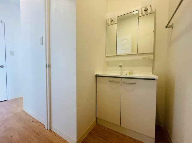 PROUDIA TOWN KONBUⅡ　A号棟の独立洗面台|2階洗面