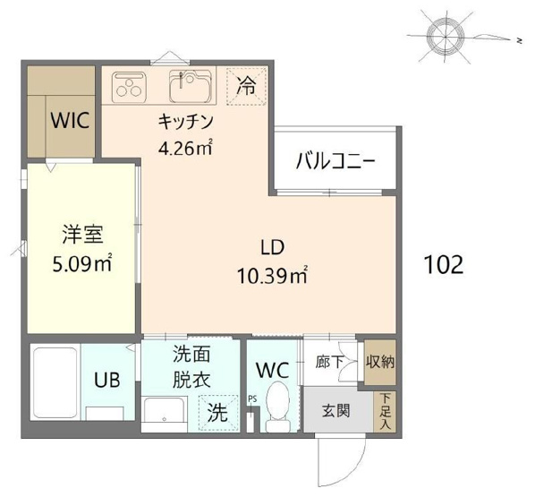 【間取り】 | 仲介手数料0円！HPに初期費用掲載「プライスホーム」で検索！プレゾン今宿