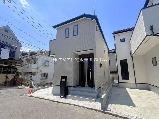 月々７万円台～　新築戸建　川越市砂新田23-1期の外観|1号棟　外観　完成