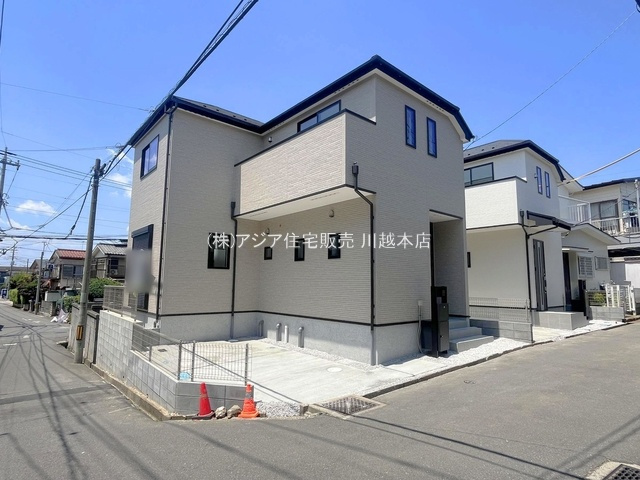月々７万円台～　新築戸建　川越市砂新田23-1期の前面道路含む現地写真|角地！