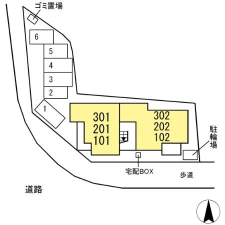 【区画図】ヌォーヴァ　ルーチェ