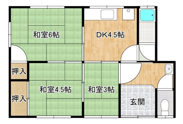田口アパート　の間取り