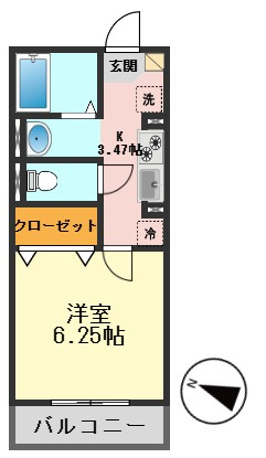 ヴィア・デル・フェリチタの間取り