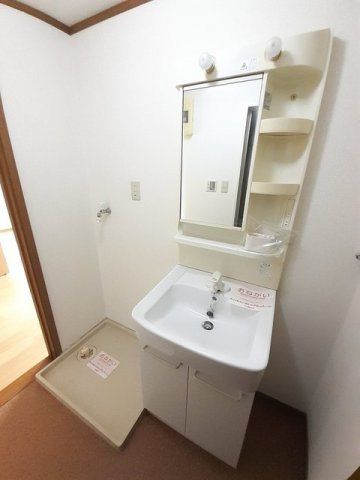 エクセレントⅡの洗面所|広い洗面スペースです★