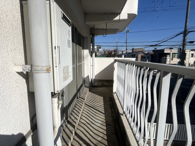 岡﨑コーポのバルコニー