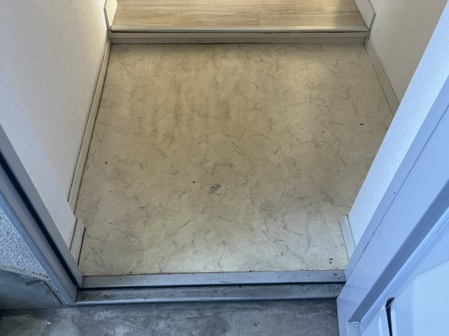 岡﨑コーポの玄関