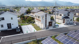 【外観】 | 南アルプス市加賀美 新築全2棟 2号棟 オール電化・長期優良
