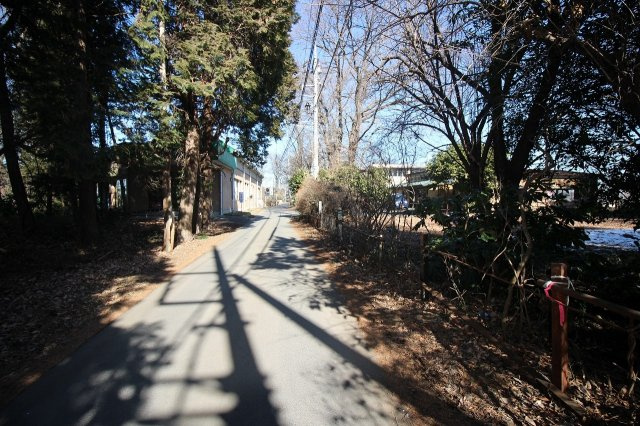 壬生町安塚の前面道路含む現地写真|2018年2月撮影