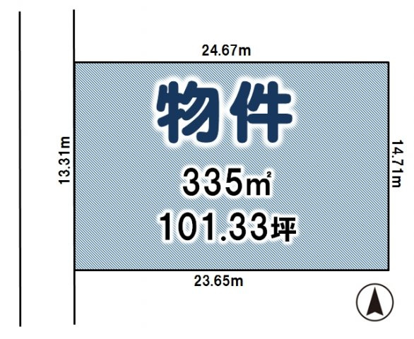 壬生町安塚の土地図
