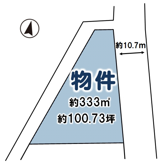 壬生町安塚の土地図