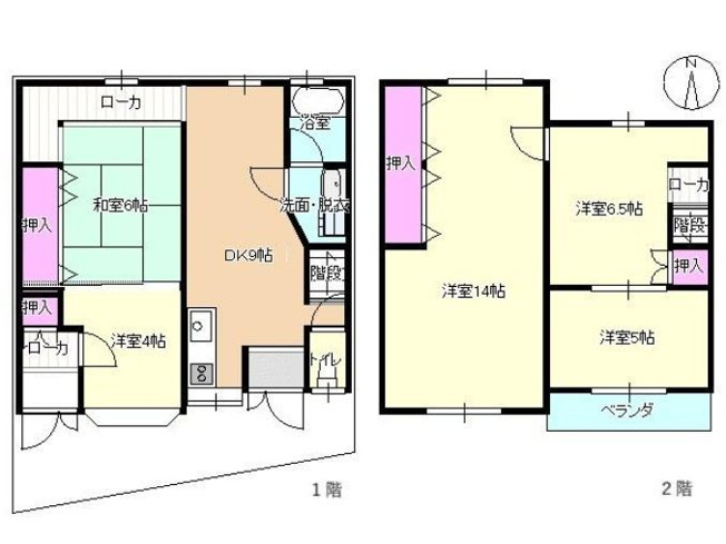【間取り】 | 山科区東野中井ノ上町　中古戸建