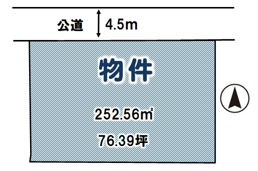 壬生町幸町1丁目の土地図|区画図