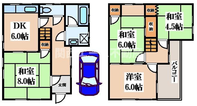 【間取り】 | 鷹殿町貸家