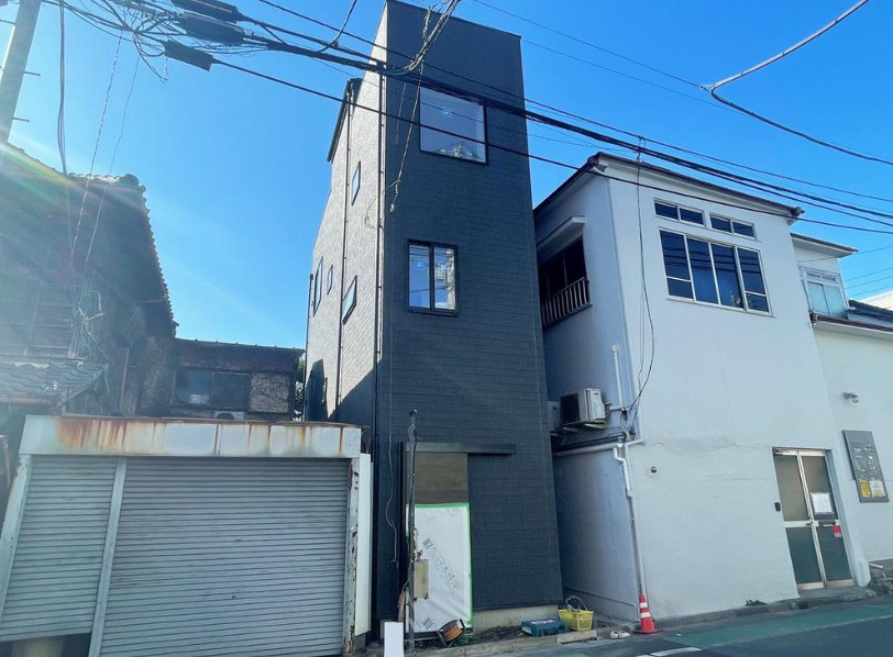 台東区谷中６丁目の新築戸建の外観