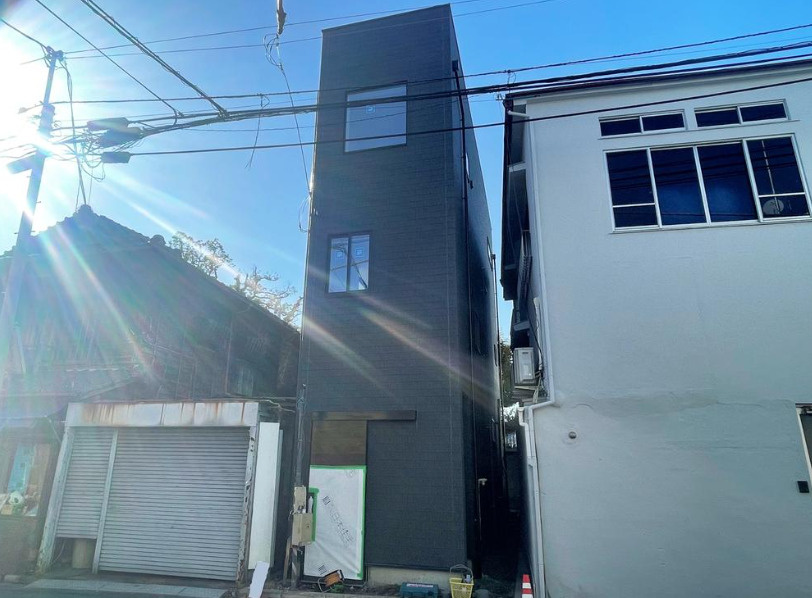 台東区谷中６丁目の新築戸建の外観