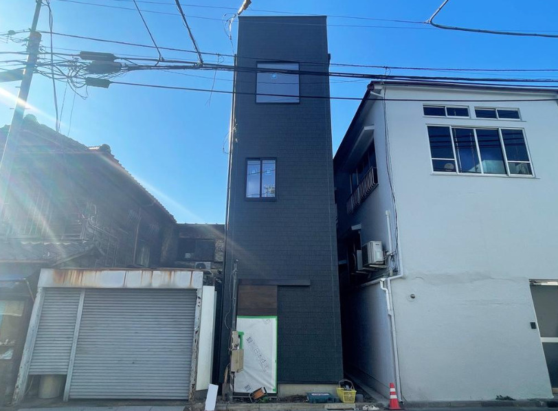 台東区谷中６丁目の新築戸建の外観